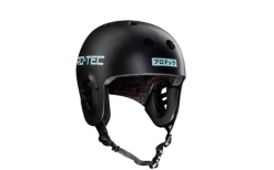 PROTEC PRO-TEC PRO TEC Sky Brown Full Cut Certified Helmet Black