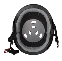 TRIPLE EIGHT Multi Sport Skateboard Lid ALL BLACK RUBBER | Triple 8 Skate Board Helmet [Size: XS / S] -Skateboard Equipment Store 34023 1