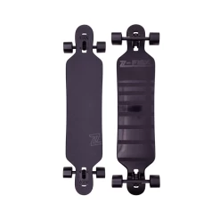 Z-FLEX SKATEBOARD COMPLETE DROP THROUGH 41.5" Black Shadow Lurker ZFLEX CRUISER