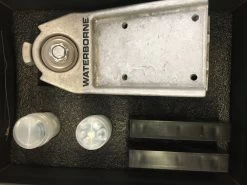 WATERBORNE SURFSKATE ADAPTER SKATEBOARD TRUCKS BLACK