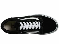 VANS Old Skool Kids Shoes BLACK TRUE WHITE | Kids Sneakers NEW -Skateboard Equipment Store 34519 3