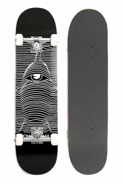 TOY MACHINE Toy Division 8.0" X 31.83" Skateboard Complete BLACK WHITE | Skate Board -Skateboard Equipment Store 34530 2