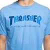 THRASHER MAGAZINE Checkers Tee CAROLINA BLUE | Thrasher T-shirt [Size: M] -Skateboard Equipment Store 34553