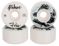 Picture Wheel Co CASEY FOLEY BEN HORTON 51mm PPU CONICAL SHAPE 4 PACK FREE POST AUST SELLER