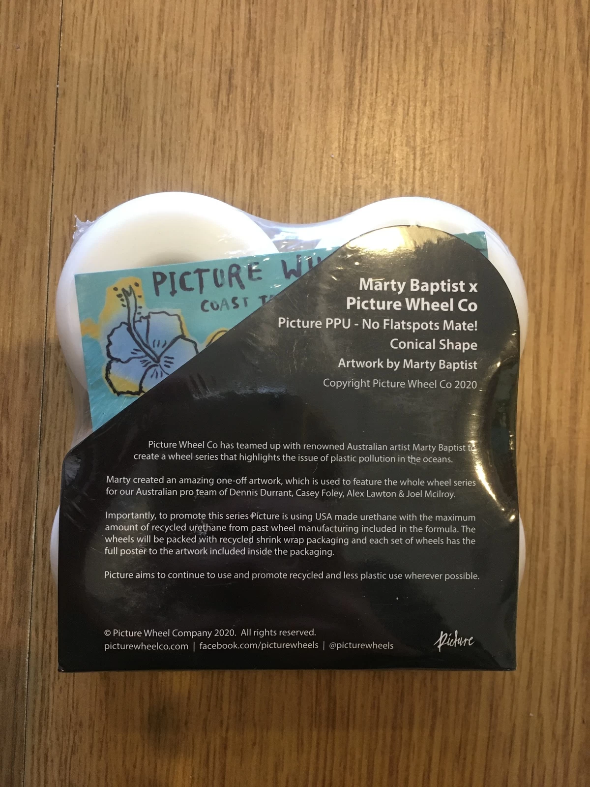 Picture Wheel Co JOEL MCILROY MARTY BAPTIST 53mm PPU CONICAL SHAPE 4 PACK FREE POST AUST SELLER 5 Picture Wheel Co JOEL MCILROY MARTY BAPTIST 53mm PPU CONICAL SHAPE 4 PACK FREE POST AUST SELLER - Image 3