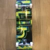 BLIND COMPLETE SKATEBOARD LOGO GLITCH GREEN/YELLOW 7.875" Skate Board BLACK -Skateboard Equipment Store 35894