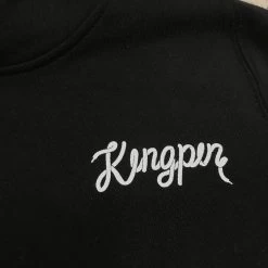 KINGPIN SKATE SUPPLY YOUTH HOOD HOODY SHOELACE PRINT BLACK 7 KINGPIN SKATE SUPPLY YOUTH HOOD HOODY SHOELACE PRINT BLACK -Skateboard Equipment Store 36486 2