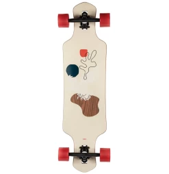 GLOBE COMPLETE SKATEBOARD 35" GEMINON CRUISER DROP THROUGH