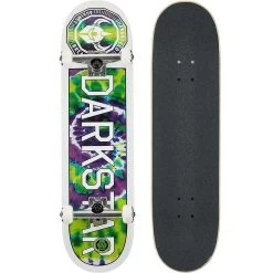DARKSTAR SKATEBOARD COMPLETE 8.25" DARKSTAR TIMEWORKS GREEN TYE DIE