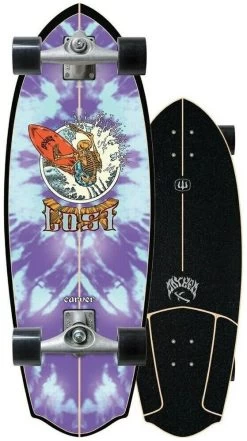 Carver™ CARVER Complete Skateboard X LOST SURFBOARDS W/ CX Raw ROCKET REDUX 30" Skateboard