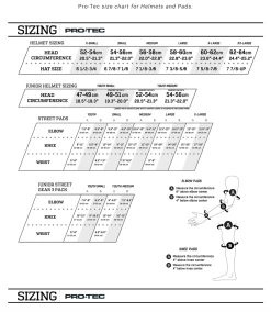 PROTEC STREET PADS JUNIOR PRO 3 PACK RED WHITE BLACK ELBOW KNEE WRIST PRO-TEC LIGHT BLUE [Size: YM] -Skateboard Equipment Store 36977 1