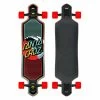 SANTA CRUZ COMPLETE WAVE DOT SPLICE 9.0" X 36" SKATEBOARD LONGBOARD DROP THROUGH DOWN -Skateboard Equipment Store 37214