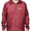 THRASHER SKATEBOARD MAGAZINE PENTAGRAM Coach Jacket Maroon -Skateboard Equipment Store 37594
