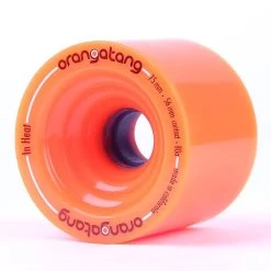 Orangatang - Longboard Wheels In Heat 75mm 80a Orange Set Of 4