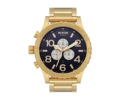 NIXON 51-30 Chrono Watch GOLD/ INDIGO A083-2033-00
