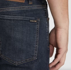 VOLCOM Vorta Denim Jeans Regular Rise / Slim Fit VINTAGE BLUE -Skateboard Equipment Store 37869 4