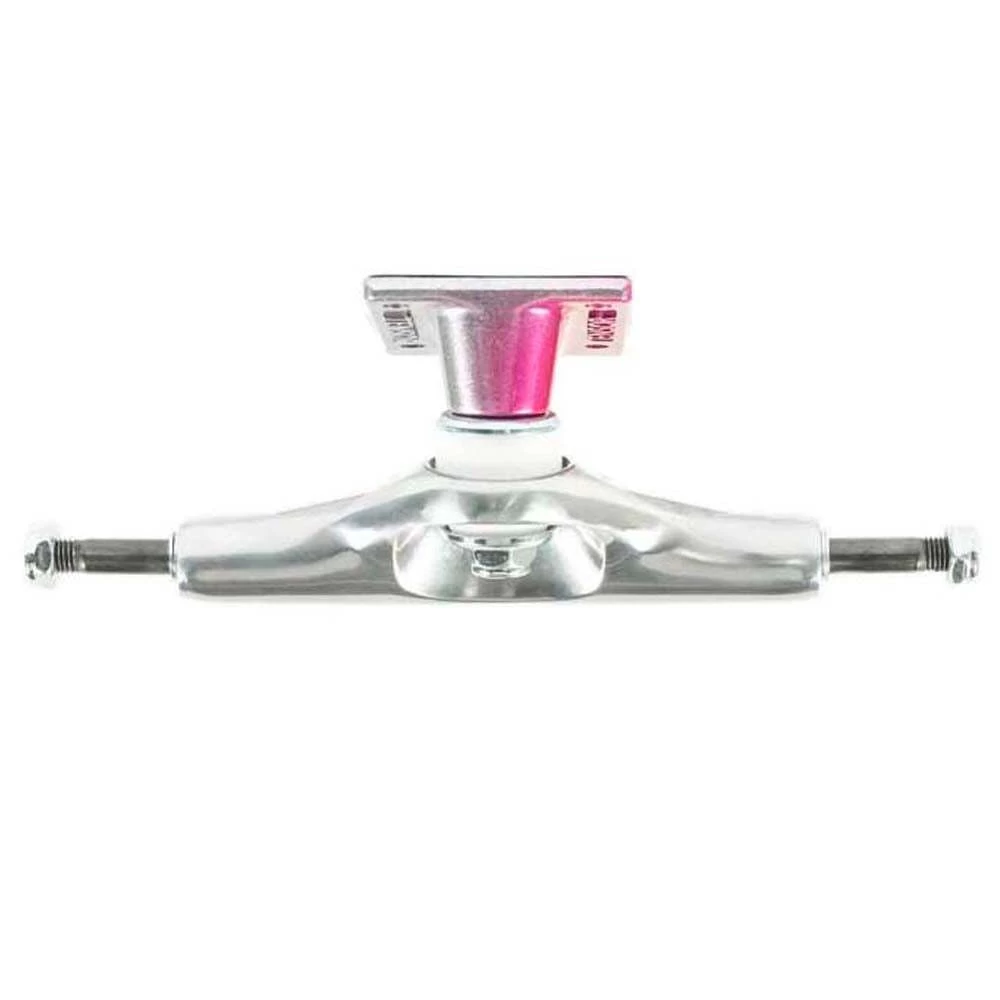 Tensor Trucks - Alum Stencil Mirror Raw / Crimson Fade 5.25 Trucks Skateboard 4 Tensor Trucks - Alum Stencil Mirror Raw / Crimson Fade 5.25 Trucks Skateboard - Image 2