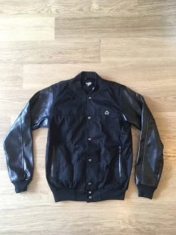 Juice - Collage Jacket Black Button Up Mens Medium