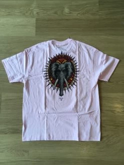 Powell Peralta - Mike Vallely Elephant Shirt Tee T-Shirt Light Pink [Size: M] -Skateboard Equipment Store 38092 1