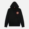 Santa Cruz - Classic Dot Chest Pull Over Hoodie Jumper Black 1 Santa Cruz - Classic Dot Chest Pull Over Hoodie Jumper Black -Skateboard Equipment Store 38247