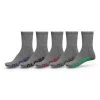 Globe - Junior Stealth Crew Sock Grey Socks 5 Pack Youth Size 2-8 -Skateboard Equipment Store 38403