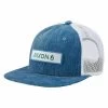 NIXON NIXON TRUCKER GOLETA INDIGO / WHITE NYLON NEW HAT AUST SELLER -Skateboard Equipment Store 38940