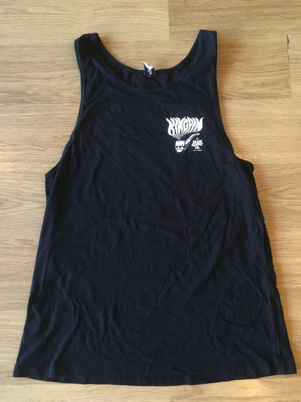 Kingpin - Hazy Deeds Singlet Black Kingpin Skate Supply King Pin 3 Kingpin - Hazy Deeds Singlet Black Kingpin Skate Supply King Pin