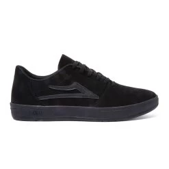 LAKAI SHOES BRIGHTON Black / White SUEDE MS221-0257-B00 / BLKSD [size: 9]