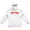 THRASHER MAGAZINE HOOD BLACK Godzilla Flame Print HOODY SWEATER NEW [size: XL] -Skateboard Equipment Store 39513