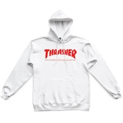 THRASHER MAGAZINE HOOD BLACK Godzilla Flame Print HOODY SWEATER NEW [size: XL]