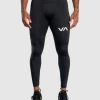 RVCA Compression PANT - Black RUCA SPORT FITNESS [Size: L] -Skateboard Equipment Store 39524