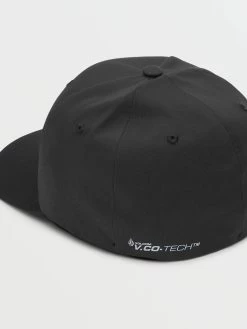 Volcom - Stone Tech Flexfit Delta Hat Black 7 Volcom - Stone Tech Flexfit Delta Hat Black -Skateboard Equipment Store 39559 2