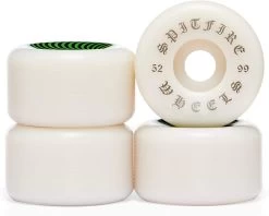 Spitfire - Og Classics Wheels 52mm 99a Set Of Four Wheels Green -Skateboard Equipment Store 39710 2