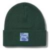 Huf - X Girl OG Logo Cuff Beanie Forrest Green OSFA -Skateboard Equipment Store 39810