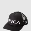 RVCA - X Mister Cartoon Black Trucker Hat Snap Back Snapback -Skateboard Equipment Store 39818