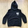 Kingpin - Hazy Deeds Hoody Jumper Black Pull Over Kingpin Skate Supply King Pin Youth Size -Skateboard Equipment Store 39858