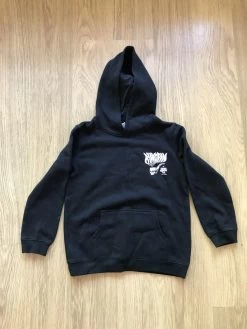Kingpin - Hazy Deeds Hoody Jumper Black Pull Over Kingpin Skate Supply King Pin Youth Size -Skateboard Equipment Store 39858 2