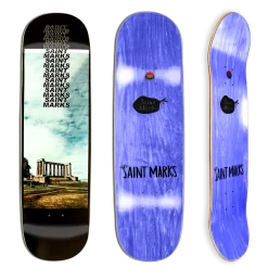 SAINT MARKS Skateboard Deck 8.5" Columns Board 14.25" WB 31.8 L NEW