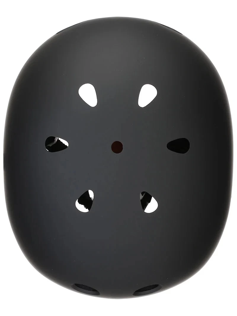 Triple 8 - All Black Rubber Helmet Sweat Saver Matte Black Skate Board Helmet Triple Eight 5 Triple 8 - All Black Rubber Helmet Sweat Saver Matte Black Skate Board Helmet Triple Eight - Image 3
