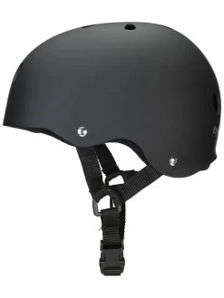 Triple 8 - All Black Rubber Helmet Sweat Saver Matte Black Skate Board Helmet Triple Eight 9 Triple 8 - All Black Rubber Helmet Sweat Saver Matte Black Skate Board Helmet Triple Eight -Skateboard Equipment Store 40133 3