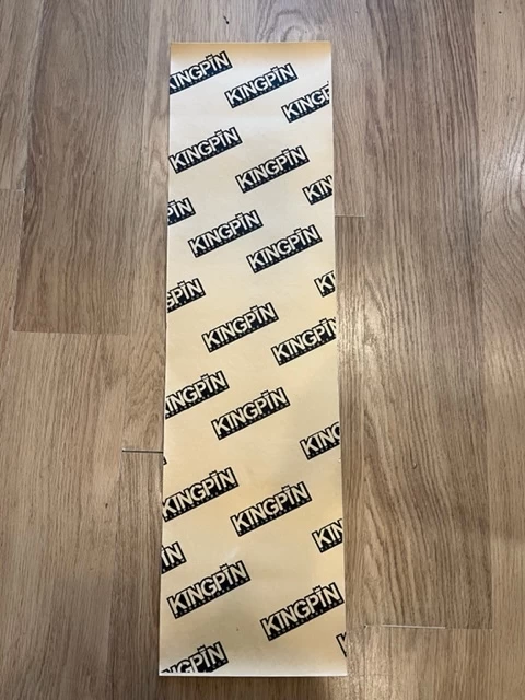 KINGPIN GRIP TAPE PERFORATED SMALL LOGO PRINT BLACK AUSTRALIAN SELLER 4 KINGPIN GRIP TAPE PERFORATED SMALL LOGO PRINT BLACK AUSTRALIAN SELLER - Image 2
