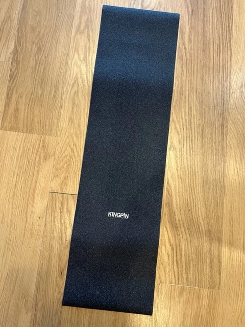 KINGPIN GRIP TAPE PERFORATED SMALL LOGO PRINT BLACK AUSTRALIAN SELLER 3 KINGPIN GRIP TAPE PERFORATED SMALL LOGO PRINT BLACK AUSTRALIAN SELLER