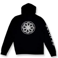 Octopus - Massive Logo Hoodie Jumper Black Pull Over Mens X Large Extra Large XL 6 Octopus - Massive Logo Hoodie Jumper Black Pull Over Mens X Large Extra Large XL -Skateboard Equipment Store 40163 1
