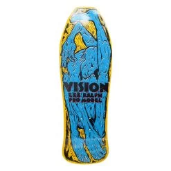 Vision - Lee Ralph Contortionist Reissue Skateboard Deck 10.0" X 30.25" Yellow / Blue Original Concave Skate Board Deck 7 Vision - Lee Ralph Contortionist Reissue Skateboard Deck 10.0" X 30.25" Yellow / Blue Original Concave Skate Board Deck -Skateboard Equipment Store 40198 2
