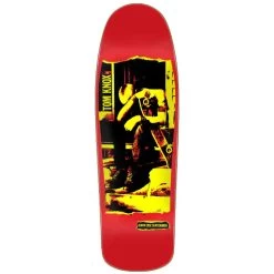 Santa Cruz - Tom Knox Punk Reissue 9.89"" X 31.75" Deck Skateboard Red / Yellow -Skateboard Equipment Store 40204 2