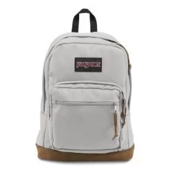 JANSPORT RIGHT PACK BACKPACK BAG Grey Rabbit Back Pack JSOOTYP79ZE 31L NEW Cotton Canvas AUSTRALIAN SELLER
