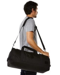 NIXON SMS PIPES 35L DUFFLE BAG BACK PACKS BAGS ALL BLACK SMSC2957 001-00 SKATE SHOP AUST SELLER SKATE
