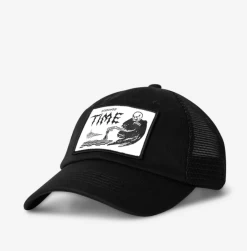 Crawling Death - X Chess Club Trucker Hat Shallow Fit Black -Skateboard Equipment Store 40482 2