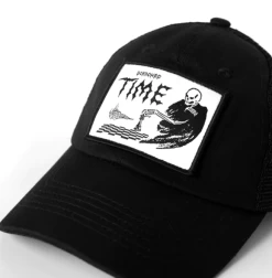 Crawling Death - X Chess Club Trucker Hat Shallow Fit Black -Skateboard Equipment Store 40482 4