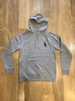 99 DEGREES - Reaper Hooded Jumper Grey Marle Pull Over Hoody